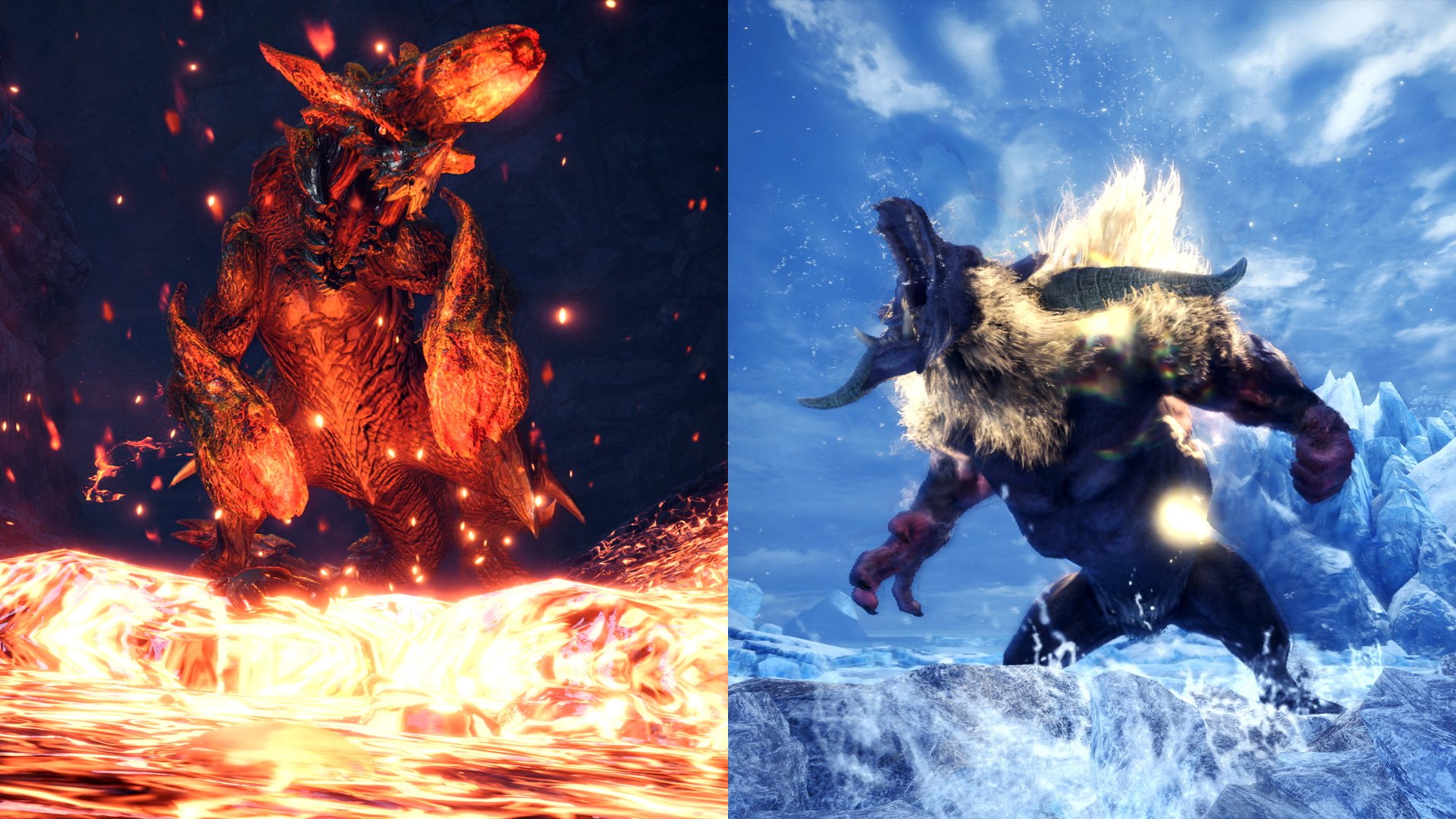 Raging Brachydios and Furious Rajang are invading Monster Hunter World: Ice...